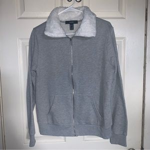 Gray sweater